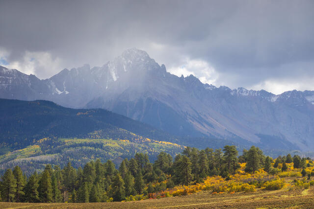 Rain over Mount Sneffels