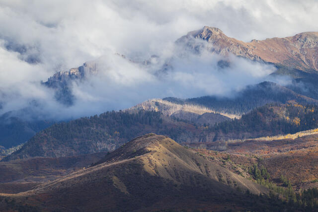 Cimarron Mountain Layers in Autumn