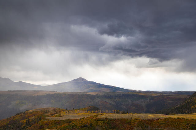 Storm over Little Cone
