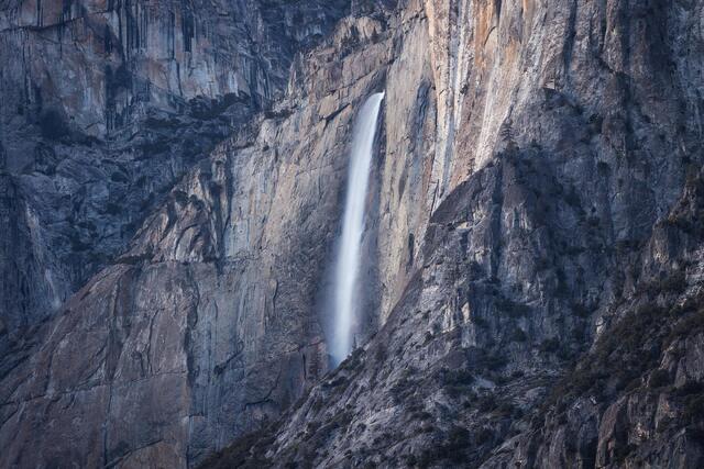 Twilight, Yosemite Falls