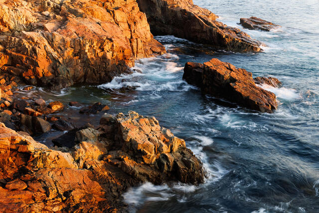 Sun Kissed Rocks