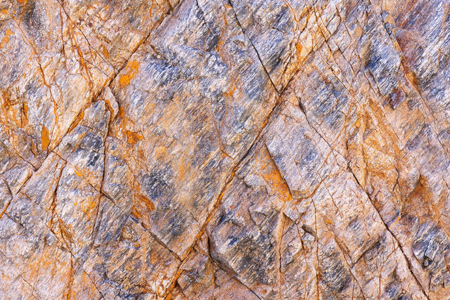 Weathered Orange and Purple