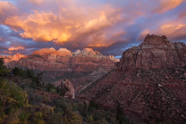 Zion Morning Storm
