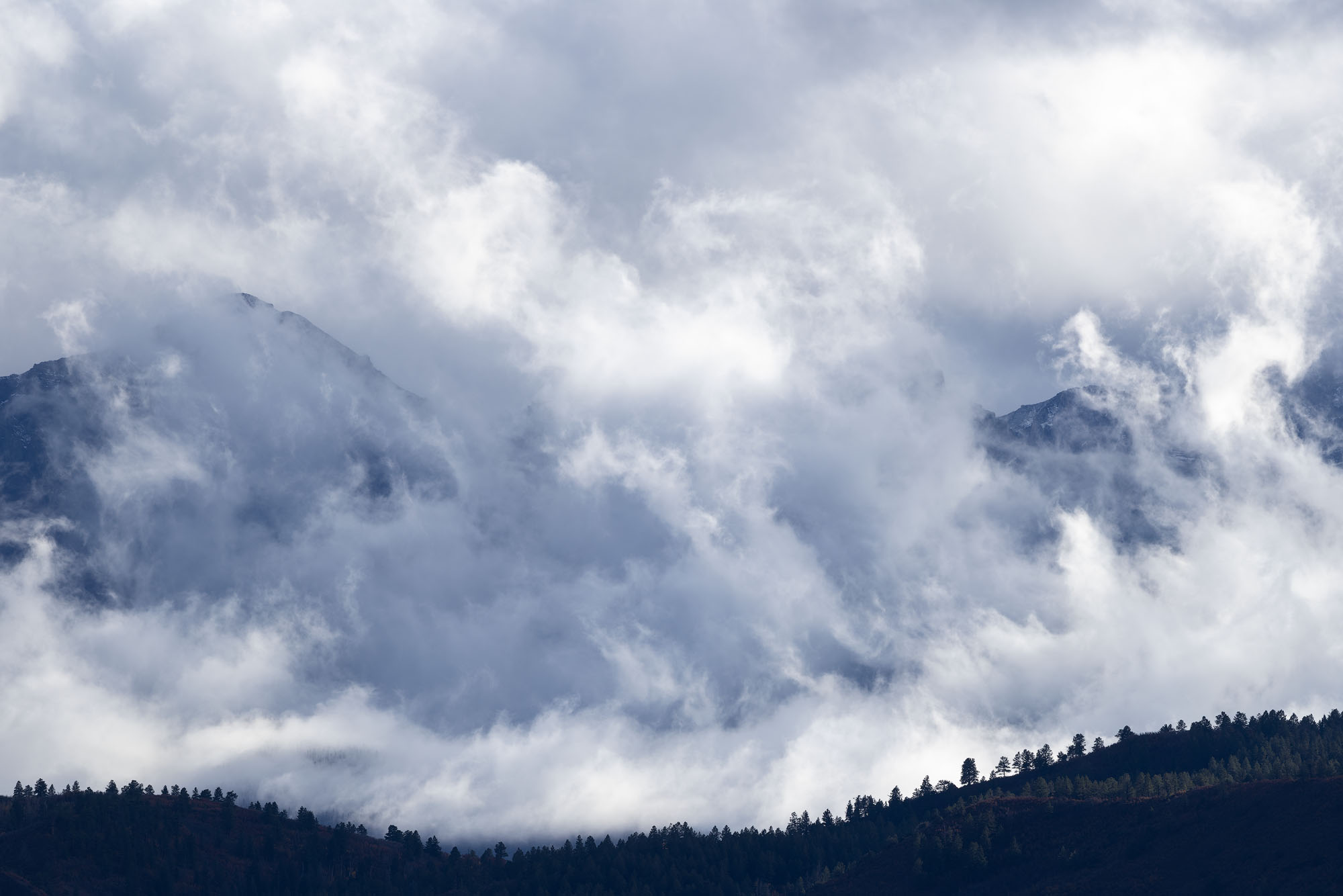 Dynamic View An autumn storm clears over southwestern Colorado's San Juan Mountains.